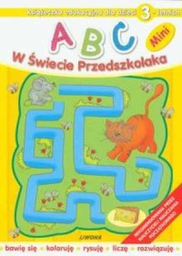 ABC MINI W świecie Przedszkolaka Książeczka edukacyjna dla dzieci 3-letnich