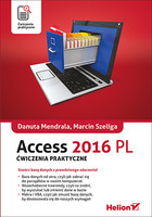 Access 2016 PL seria Ćwiczenia praktyczne