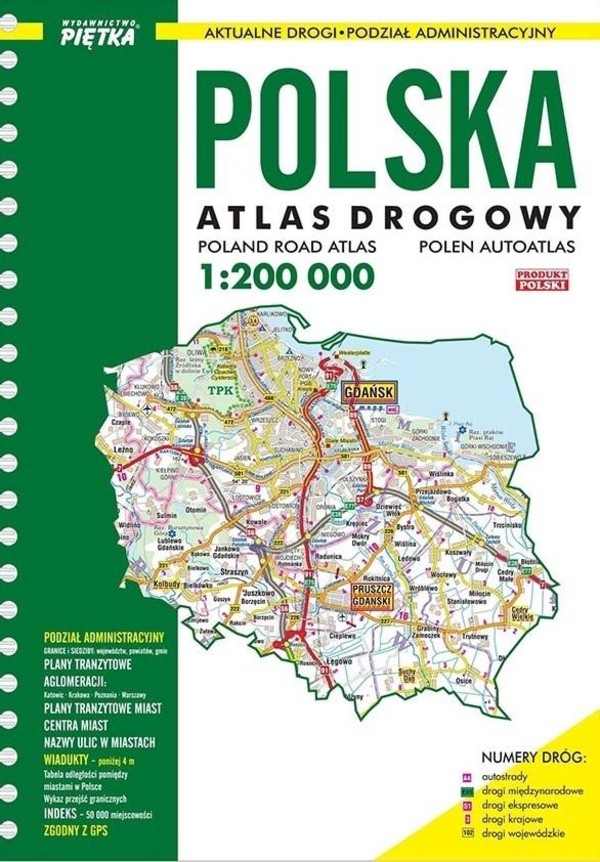 Atlas Samochodowy Polski Skala: 1:200 000