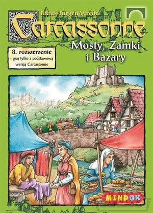 Gra Carcassonne Rozszerzenie 8 Mosty, Zamki i Baszty