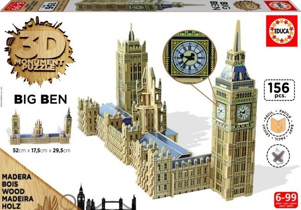 Puzzle Big Ben i Parlament 3D 155 elementów