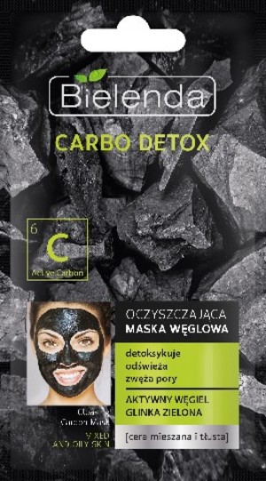 Carbo Detox Maska węglowa oczyszczająca do cery mieszanej i tłustej