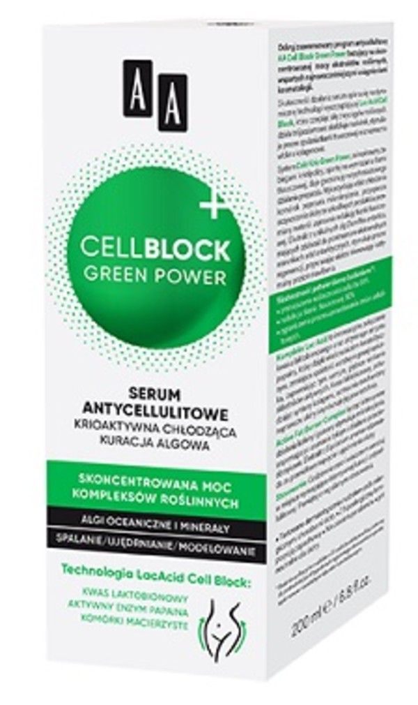Cell Block Green Power Serum Antycellutowe