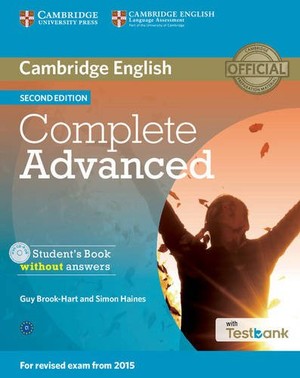 Complete Advanced. Student`s Book Podręcznik + CD + Testbank (bez klucza) (2015)