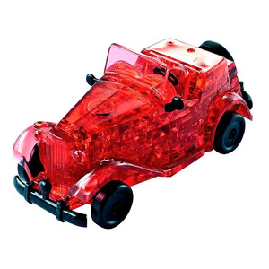 Crystal Puzzle 3D Automobil czerwony 53 elementy