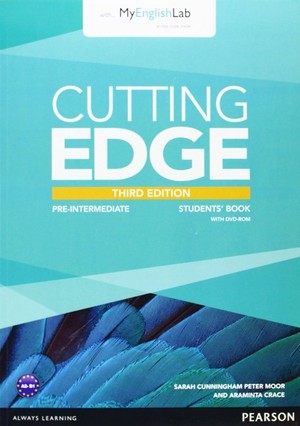 Cutting Edge Pre-Intermediate. Student`s Book Podręcznik + MyEnglishLab + DVD Third edition