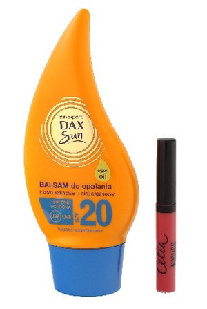 Dax Sun SPF20 Balsam do opalania+błyszczyk gratis