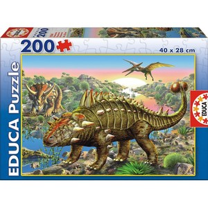Puzzle Dinozaury 200 elementów