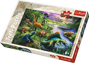 Puzzle Dinozaury 260 elementów