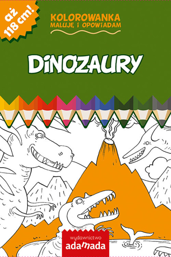 Dinozaury Kolorowanka maluję i opowiadam