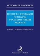 Dostęp do informacji publicznej w polskim systemie prawnym - pdf