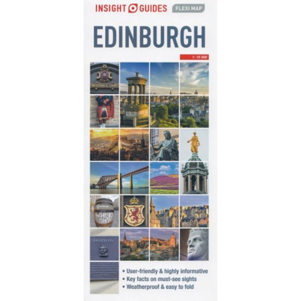 Edinburgh City map / Edynburg Plan miasta Skala 1:10 000