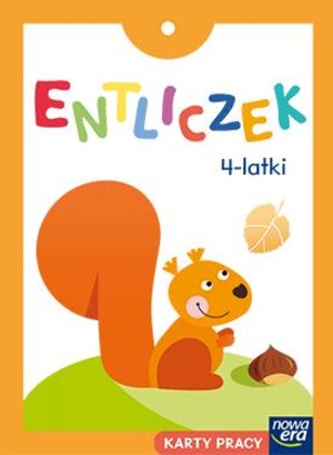 ENTLICZEK 4-latki. Karty pracy z naklejkami część 1