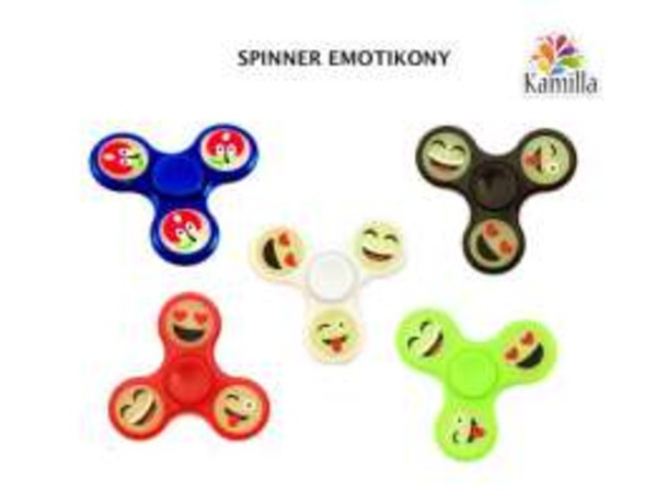 Fidget Spinner fluorescecyjne buźki emotikony