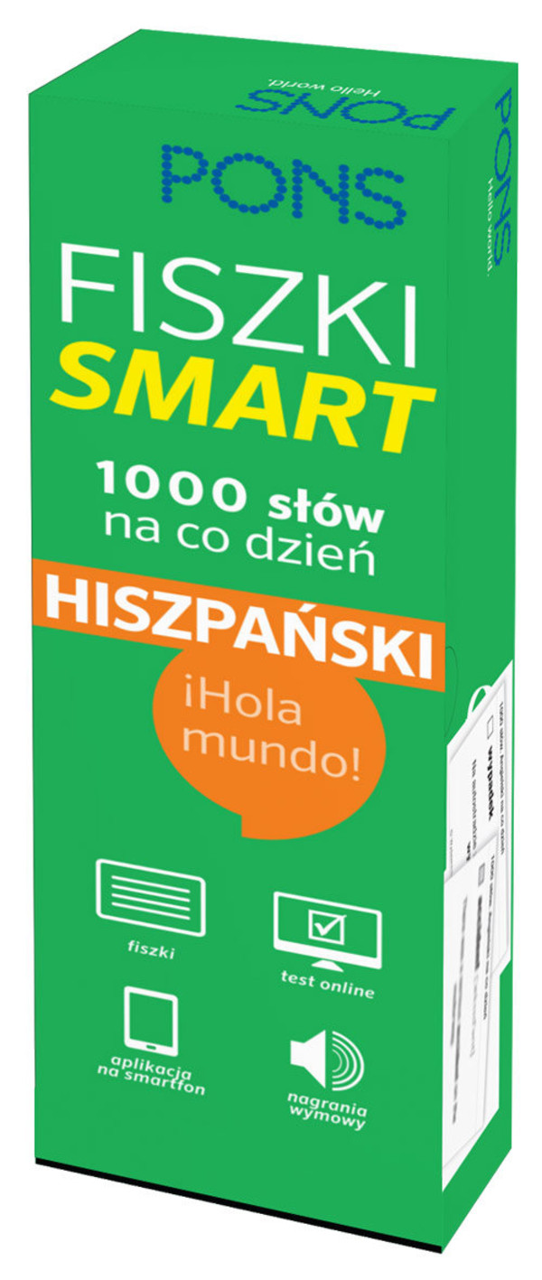 Fiszki SMART - 1000 słów na co dzień. Hiszpański.
