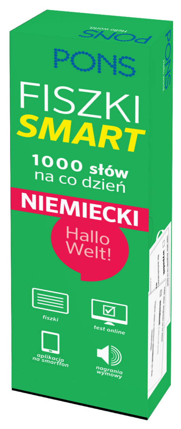 Fiszki SMART - 1000 słów na co dzień. Niemiecki.