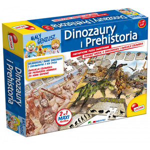 Geopuzzle Dinozaury i prehistoria Mały Geniusz