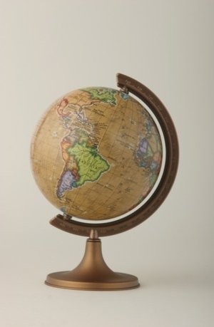 Globus mały retro w folii termokurczliwej