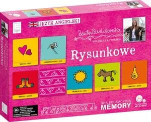 Gra Memory językowe Rysunkowe Kolekcja Beaty Pawlikowskiej