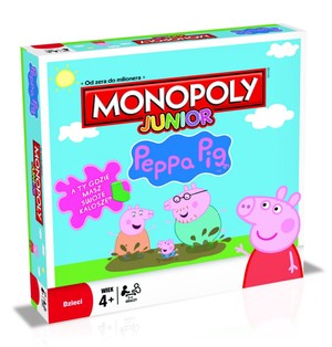 Gra Monopoly Junior Peppa Pig Świnka Peppa