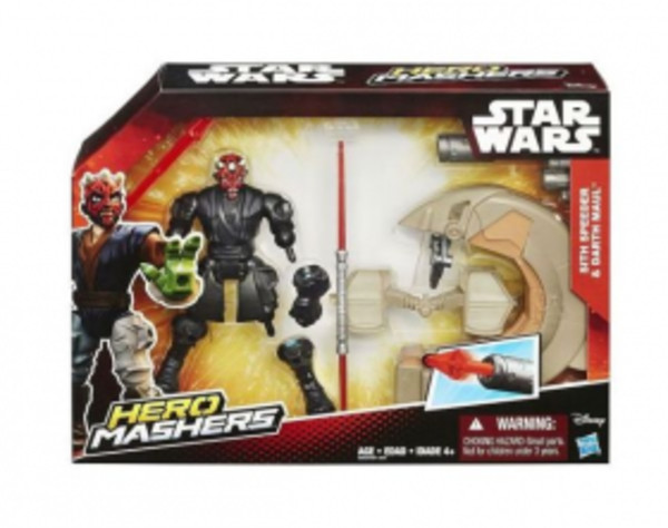 Star Wars Hero Mashers Sith Speeder & Darth Maul B3831