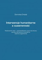 Interwencje humanitarne a suwerenność - mobi, epub