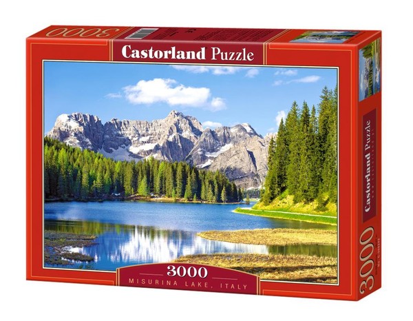 Puzzle Jezioro Misurina - Włochy 3000 elementów