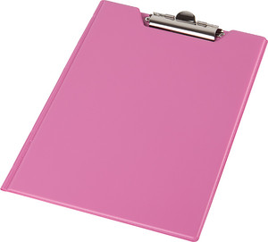 Klip A4/A5 Fokus z okładką różowy pastel