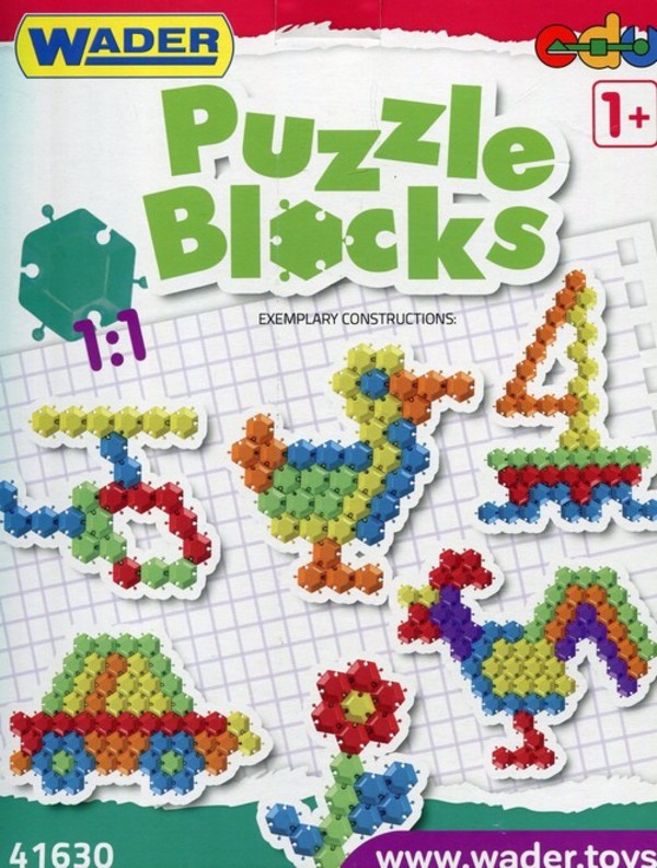 Klocki Puzzle Blocks 40 elementów