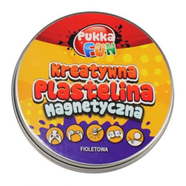 Kreatywna Plastelina magnetyczna fioletowa