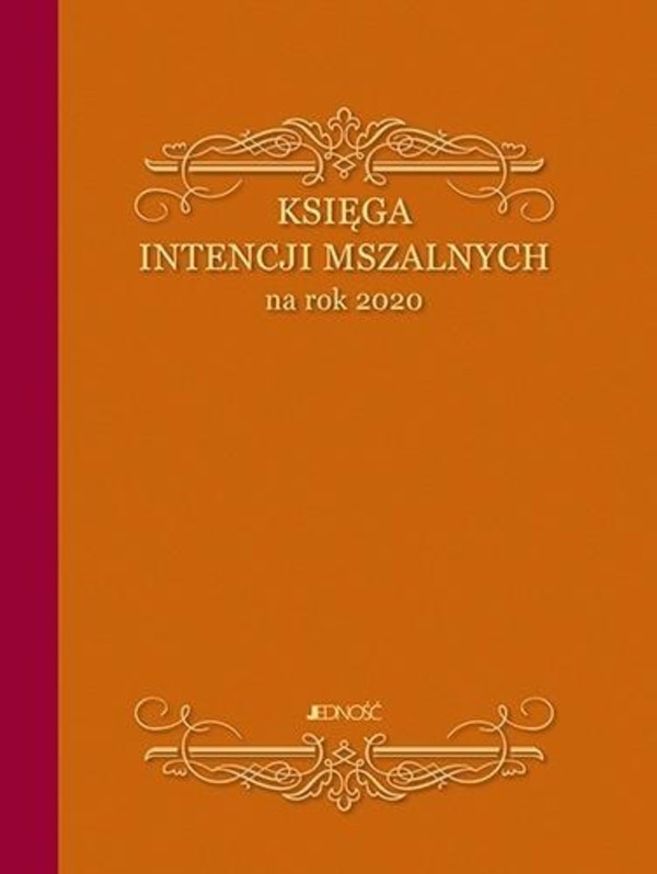 Księga intencji mszalnych na rok 2020