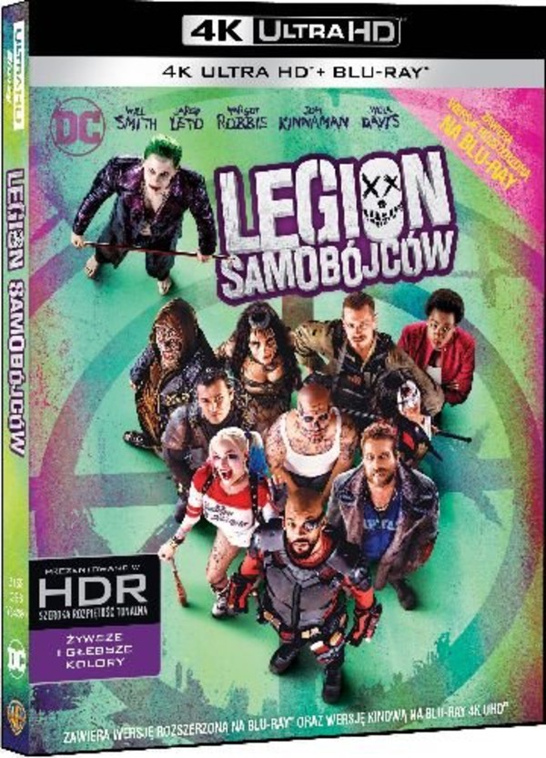 Legion Samobójców (4K Ultra HD) (Wersja kinowa 4K + Wersja rozszerzona 2D)