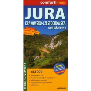 Mapa turystyczna. Jura Krakowsko-Częstochowska część południowa Skala 1 : 52 000
