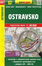 Mapa turystyczna. Ostravsko Skala 1:40 000