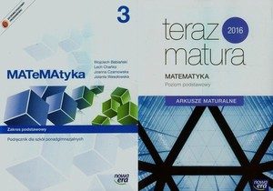 MATeMAtyka 3. Podręcznik + + Arkusze maturalne 2016 dla liceum i technikum. Zakres podstawowy po gimnazjum - 3-letnie liceum i 4-letnie technikum