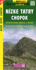 Nizke Tatry Chopok Turisticka mapa / Niżne Tatry Chopok Mapa turystyczna Skala 1:50 000