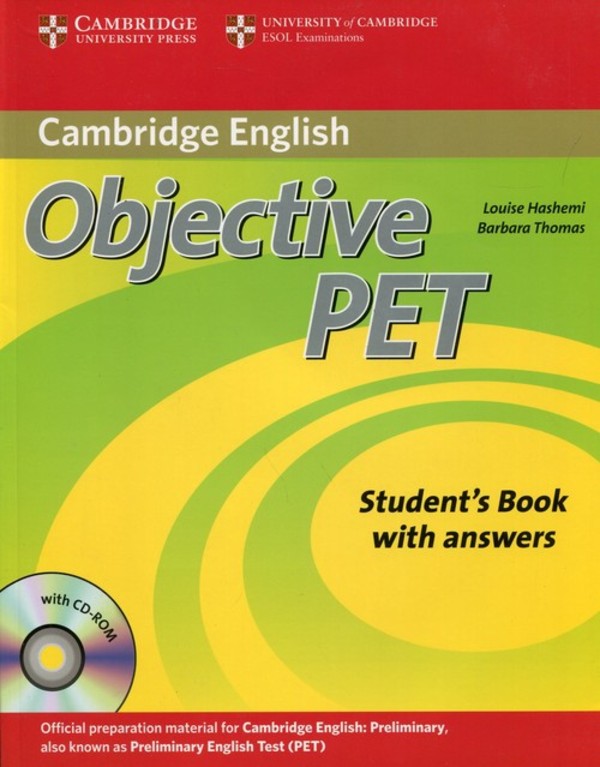 Objective PET. Student`s Book Podręcznik + answers + CD (z kluczem) Second Edition