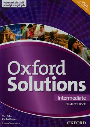 Oxford Solutions Intermediate. Student`s Book Podręcznik