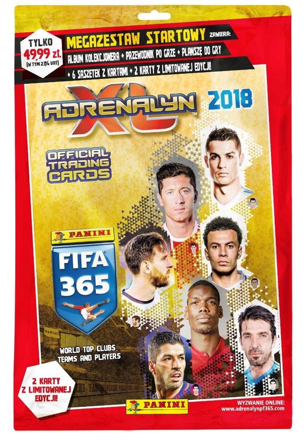 FIFA 365 Adrenalyn XL 2018 - Mega zestaw startowy