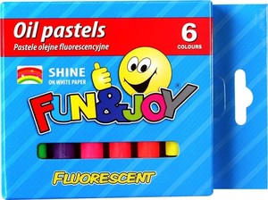 Pastele olejne fluorescencyjne 6 kolorów