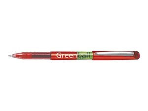 Pióro kulkowe z płynnym tuszem Pilot Greenball Begreen Medium (czerwony)