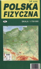 Polska. Mapa fizyczna Skala: 1:750 000