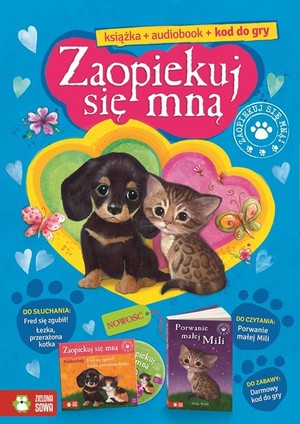 Porwanie małej Mili / Fred się zgubił! Łezka, przerażona kotka książka audio CD / + Kod do gry