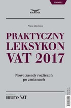Praktyczny leksykon VAT 2017 - pdf