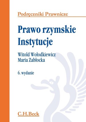 Prawo rzymskie instytucje