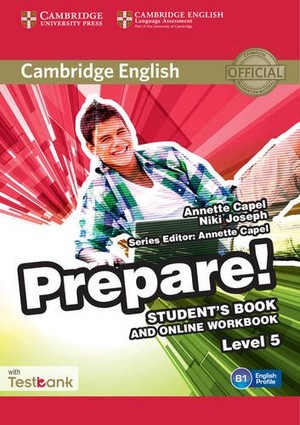 Prepare! 5. Student`s Book Podręcznik + Online Workbook + Testbank