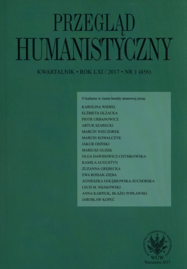 Przegląd Humanistyczny 1/2017