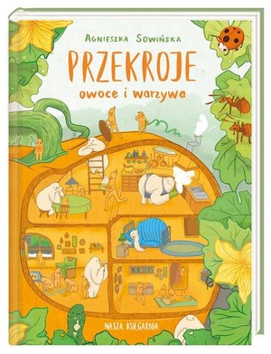 Przekroje owoce i warzywa