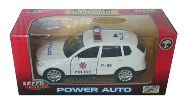 Samochód policyjny Światło i dźwięk
