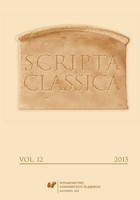 Scripta Classica. Vol. 12 - 08 Verita, bellezza, bonta alla luce dell`ars bene vivendi et ars bene moriendi